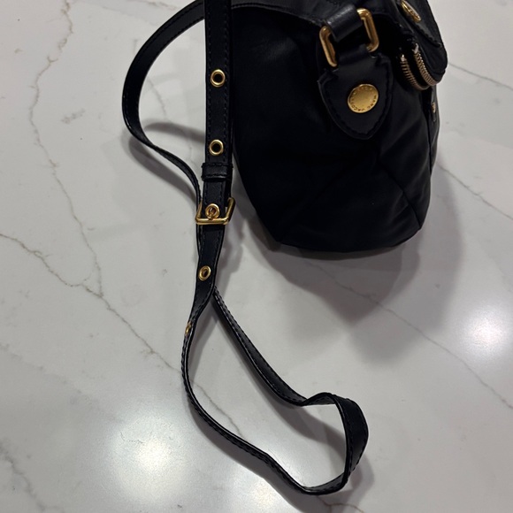 Marc Jacobs Black Nylon Crossbody with Gold Accents - Picture 8 of 17